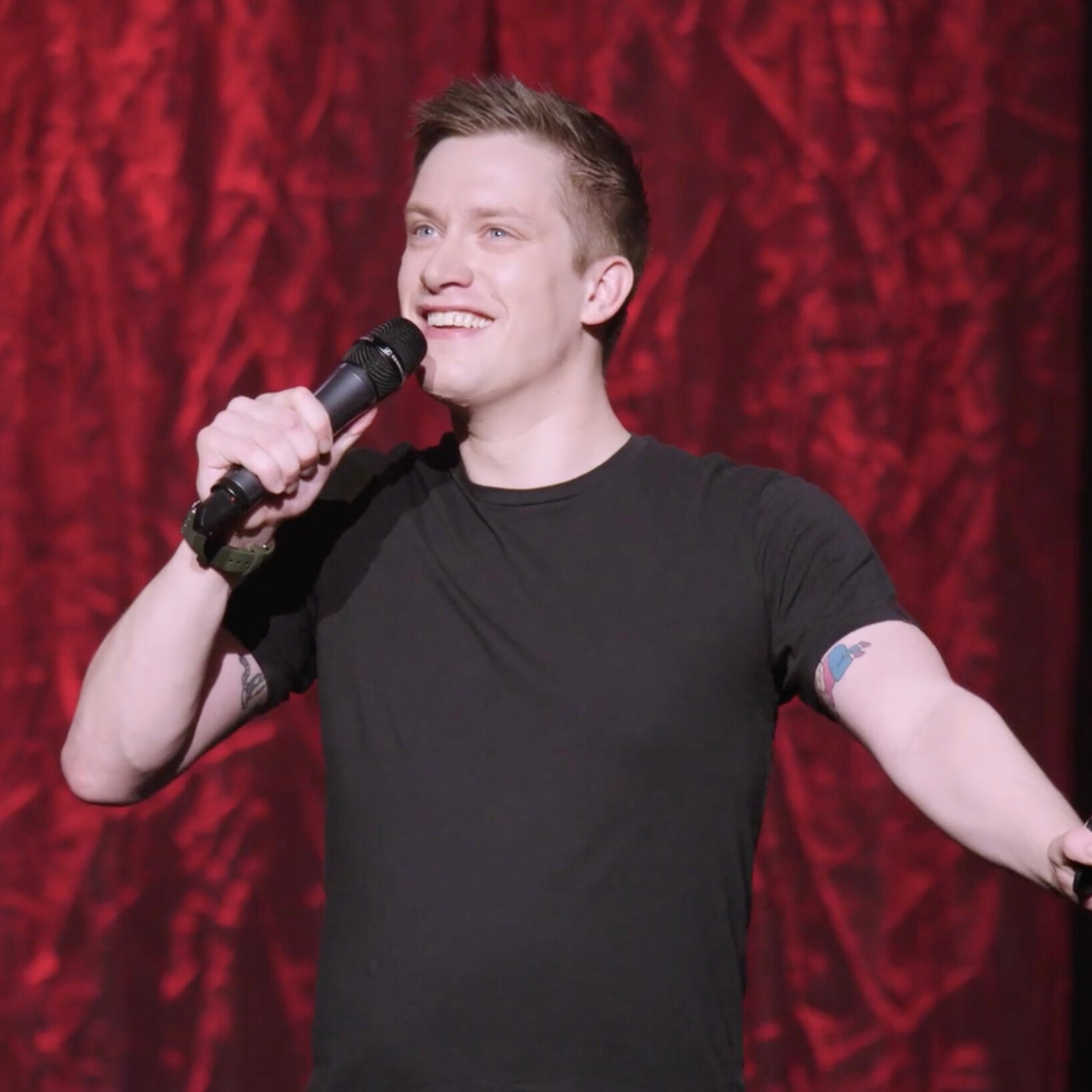 Audience at a Daniel Sloss concert